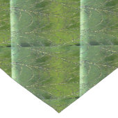 Spider Web met dew-druppels Abstracte kunst Korte Tafelloper (Hoek)