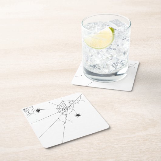 spider web net kartonnen onderzetters (Insitu)