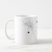 spider web net koffiemok (Links)