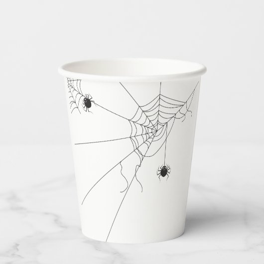 spider web net papieren bekers (Achterkant)