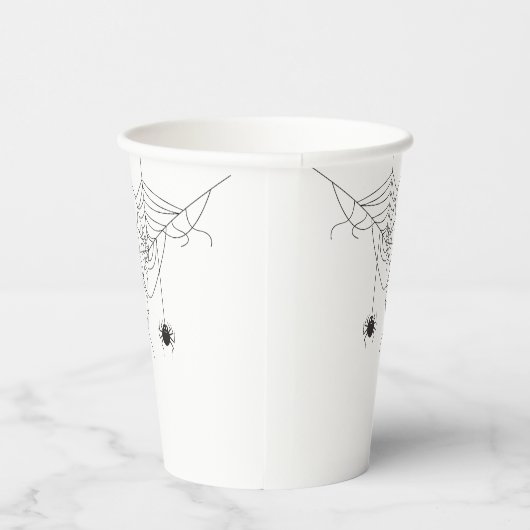 spider web net papieren bekers (Rechts)
