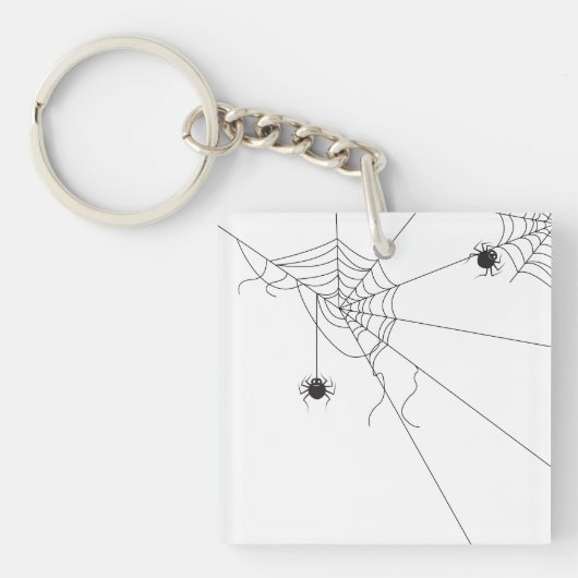 spider web net sleutelhanger (Voorkant)
