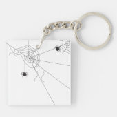 spider web net sleutelhanger (Achterkant)