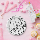 Spider Web Papieren Bordje (Feest)