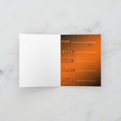 Spider Web Party Invitation Kaart (Binnen)