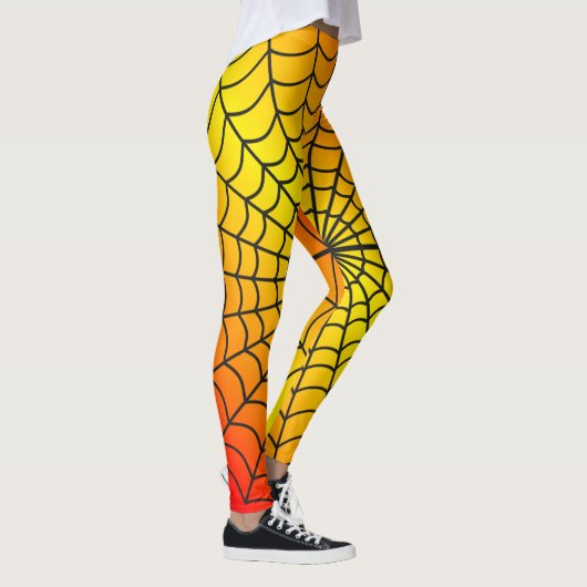 Spider Web Pattern ~ Fire Pattern ~ Leggings (Rechts)