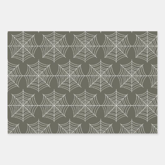 Spider Web Pattern Inpakpapier Vel (Voorkant 2)