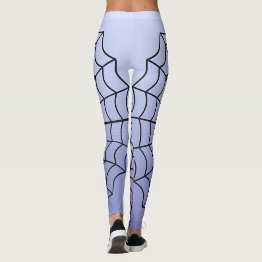 Spider Web Pattern ~ London Fog Design ~ * ~ Leggings (Achterkant)