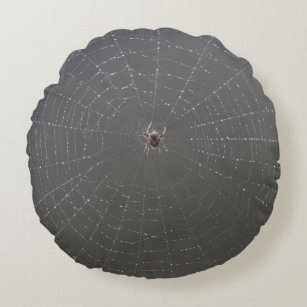 Spider Web Pillow Rond Kussen
