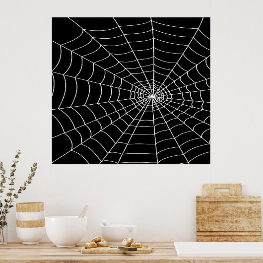 Spider Web Poster (Keuken)