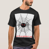 Spider web premium T-shirts aanpassen (Voorkant)