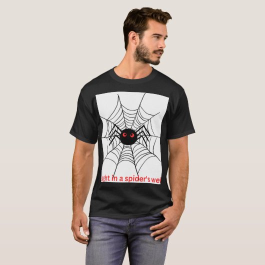 Spider web premium T-shirts aanpassen (Voorkant volledig)