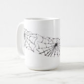 Spider Web Ribbon Koffiemok (Voorkant links)