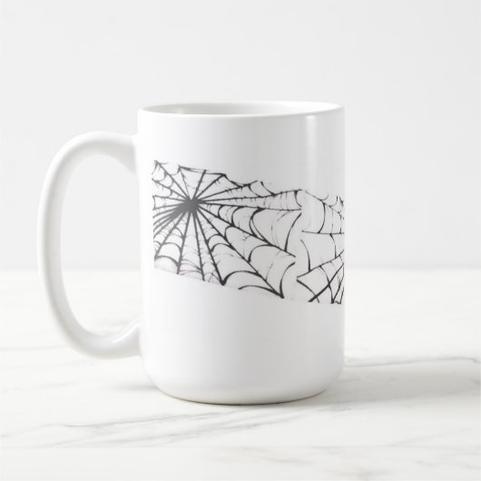 Spider Web Ribbon Koffiemok (Links)