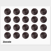 Spider Web Ronde Sticker (Vel)