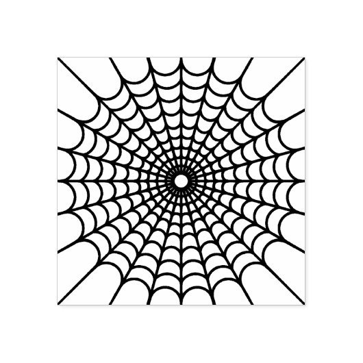 Spider Web Rubberstempel (Afrduk)