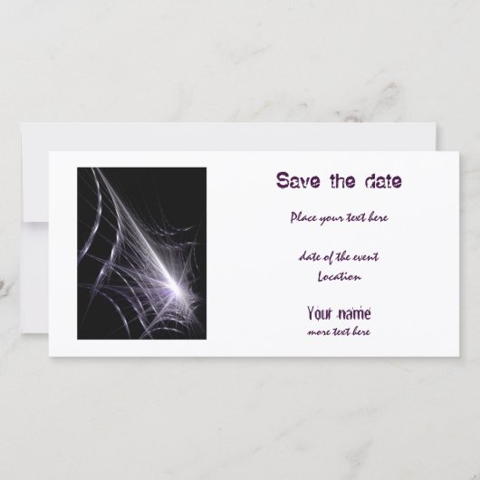 Spider Web Save The Date (Voorkant)
