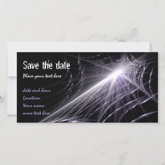 Spider Web Save The Date (Voorkant)