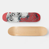 Spider Web Skull Persoonlijk Skateboard (Horizontaal)