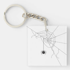 spider web sleutelhanger