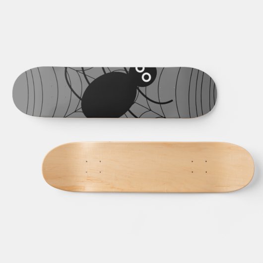 Spider Web Spider Halloween Persoonlijk Skateboard (Horizontaal)