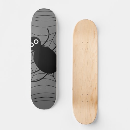 Spider Web Spider Halloween Persoonlijk Skateboard (Voorkant)