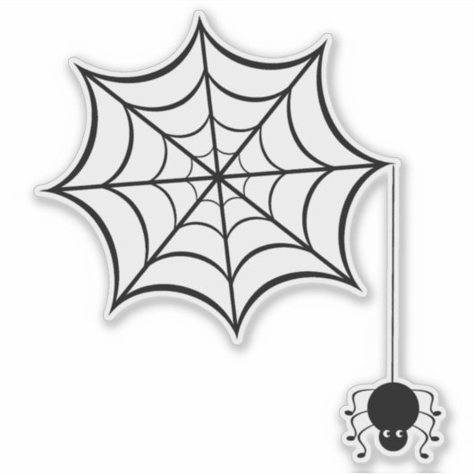 Spider Web Sticker (Voorkant)