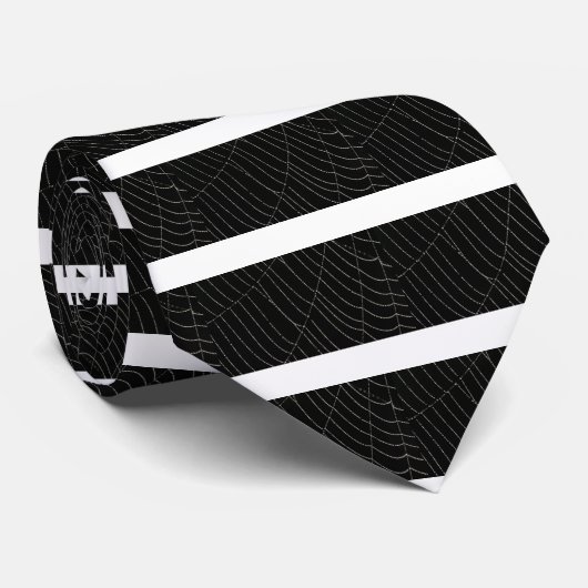 Spider Web Stropdas (Opgerold)