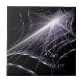 Spider Web Tegeltje (Voorkant)