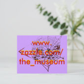 Spider Web The MUSEUM Zazzle the_museum Briefkaart (Staand voorkant)