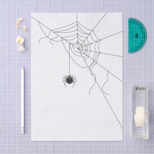 spider web tissuepapier (Craft)