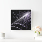 Spider Web Vierkante Klok (Huis)