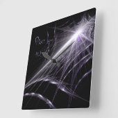 Spider Web Vierkante Klok (Hoek)