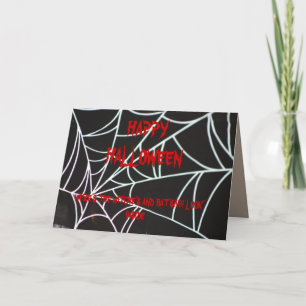 SPIDER WEB< WITCH EN BBT-kaart Kaart