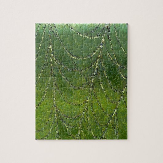 Spider Web With Dew Droplets Abstract Art Legpuzzel (Verticaal)