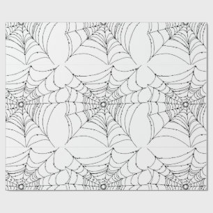 Spider Web Wrapping Paper Cadeaupapier