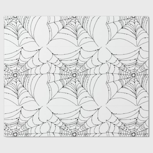 Spider Web Wrapping Paper Cadeaupapier (Vlak)