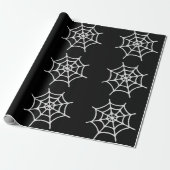 Spider Web Wrapping Paper Cadeaupapier (Uitgerold)