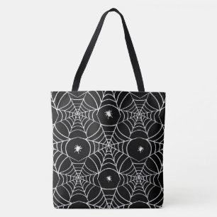 Spider Webs en spinnen Tote Bag