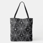 Spider Webs en spinnen Tote Bag (Achterkant)