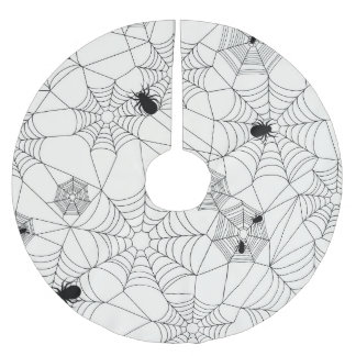 Spider Webs Halloween Pattern Kerstboom Rok