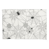 Spider Webs Halloween Pattern Kussensloop (Voorkant-Links)