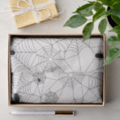 Spider Webs Halloween Pattern Tissuepapier (Geschenk)