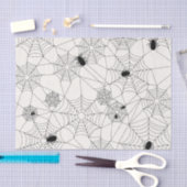 Spider Webs Halloween Pattern Tissuepapier (Craft)