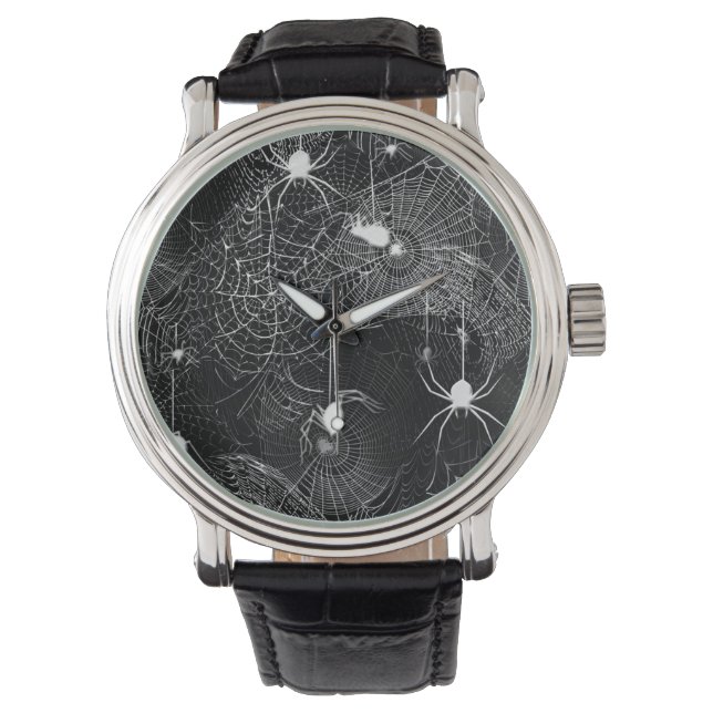 Spider Webs Horloge (Voorkant)
