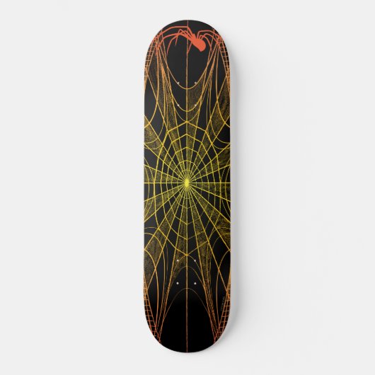 Spider & Webs Persoonlijk Skateboard (Voorkant)