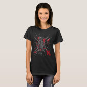 Spider Webs Spiderwebs spiderwebben costuum T-shirt (Voorkant volledig)
