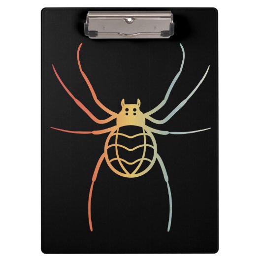 Spider Whisperer Funny Tarantula Vintage Halloween Klembord (Voorkant)