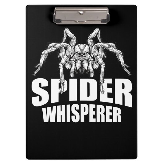 Spider Whisperer Halloween Tarantula Spider Gift Klembord (Voorkant)