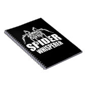 Spider Whisperer Halloween Tarantula Spider Gift Notitieboek (Rechterzijde)